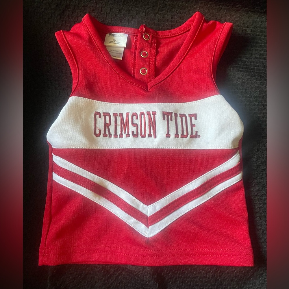 Crimson Tide Pro Edge Infants Size 12 Mo Cheerleading Top